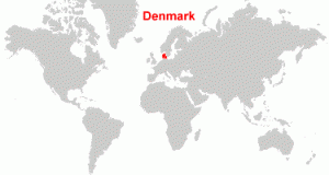 Map of Denmark