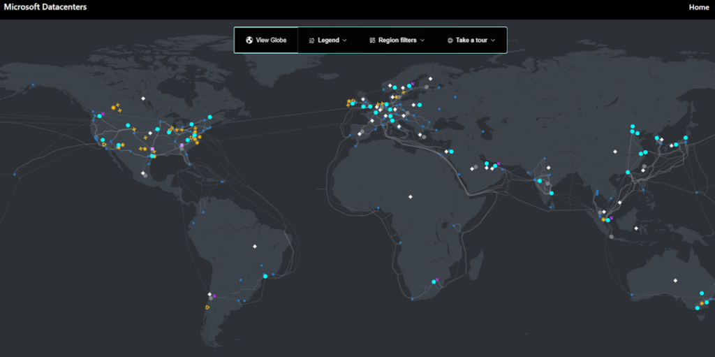 Azure datacenters